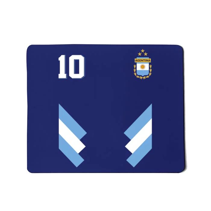 Pro Soccer Specialists Lionel #10 Argentina Jersey Soccer Mousepad