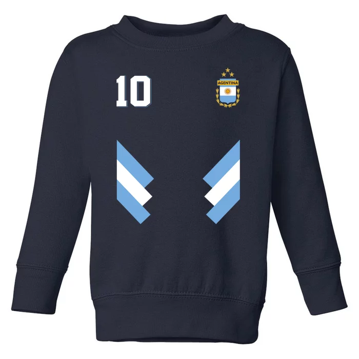 Pro Soccer Specialists Lionel #10 Argentina Jersey Soccer Toddler Sweatshirt