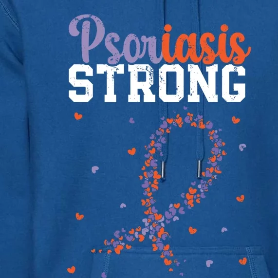 Psoriasis Strong Skin Disease Psoriasis Awareness Gift Premium Hoodie