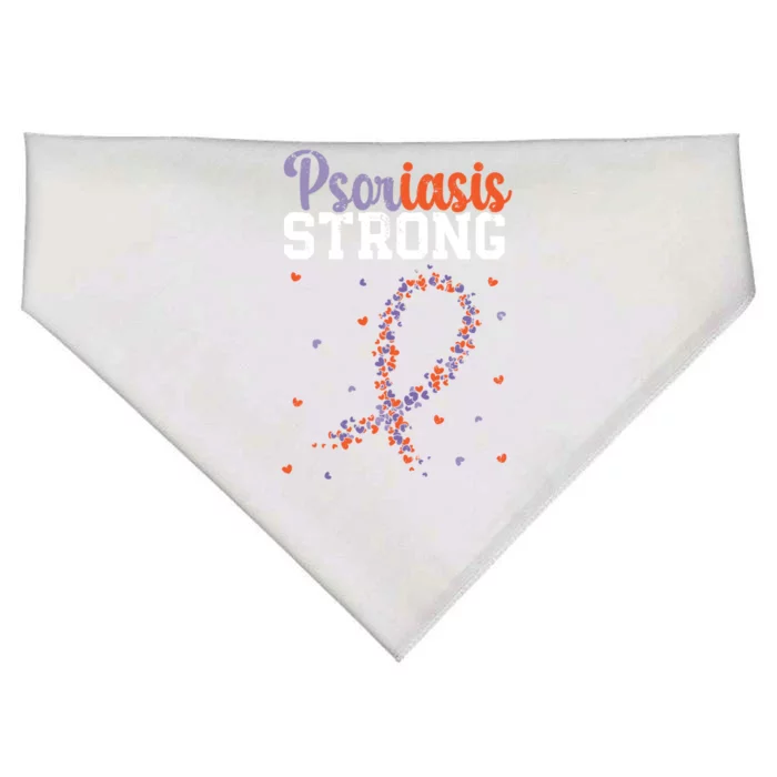 Psoriasis Strong Skin Disease Psoriasis Awareness Gift USA-Made Doggie Bandana