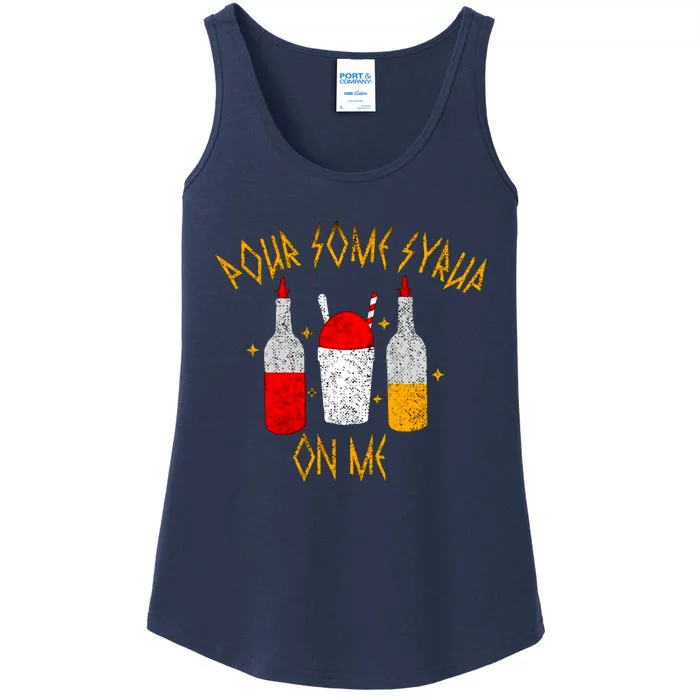 Pour Some Syrup On Me Ladies Essential Tank