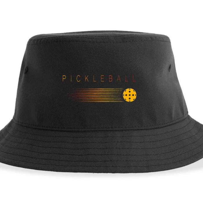 Pickleball Stylish Simple Pickleball Sustainable Bucket Hat