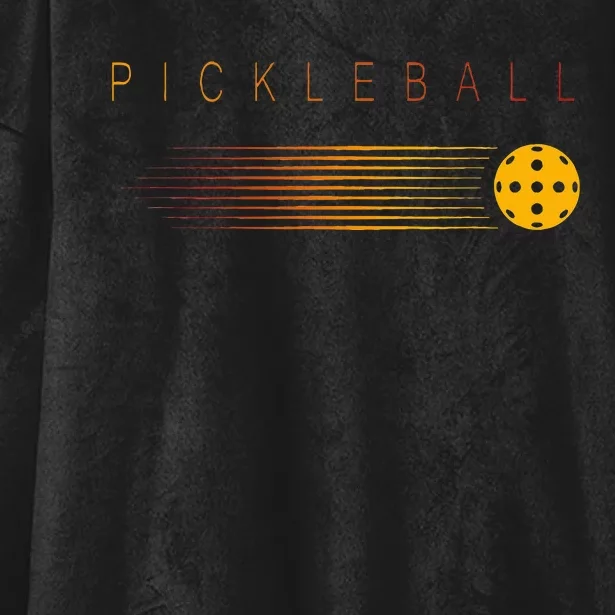 Pickleball Stylish Simple Pickleball Hooded Wearable Blanket