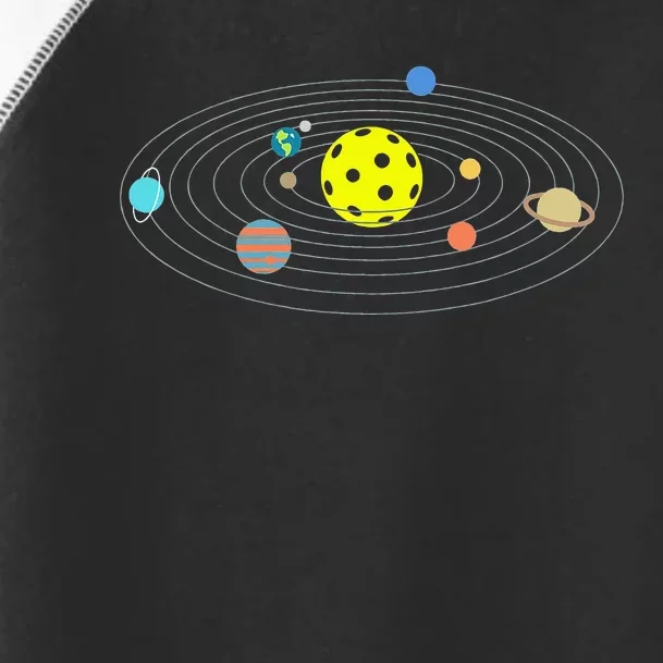 Pickleball Solar System Pickleball coach Toddler Fine Jersey T-Shirt