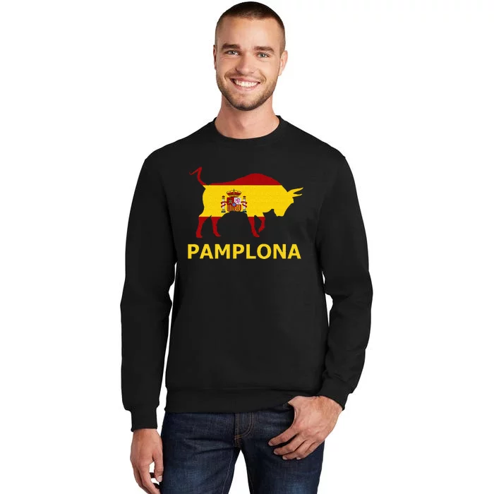 Pamplona Spain Spanish Bullfighting Running With The Bulls Sweatshirt