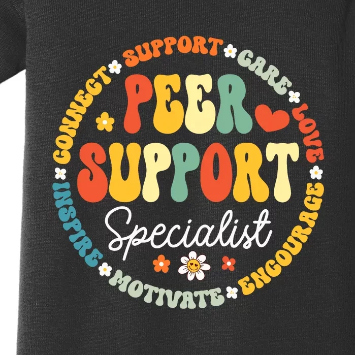 Peer Support Specialist Life Appreciation Week School Baby Bodysuit