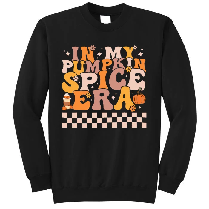 Pumpkin Spice Season Retro Fall Autumn Thanksgiving Vibes Tall Sweatshirt