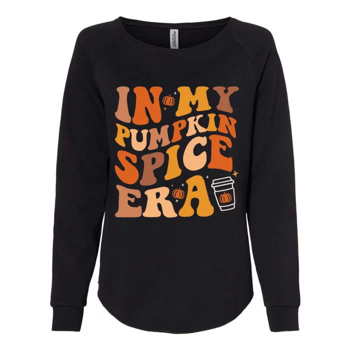 Pumpkin Spice Season Retro Autumn Thanksgiving Vibes Womens California Wash Sweatshirt