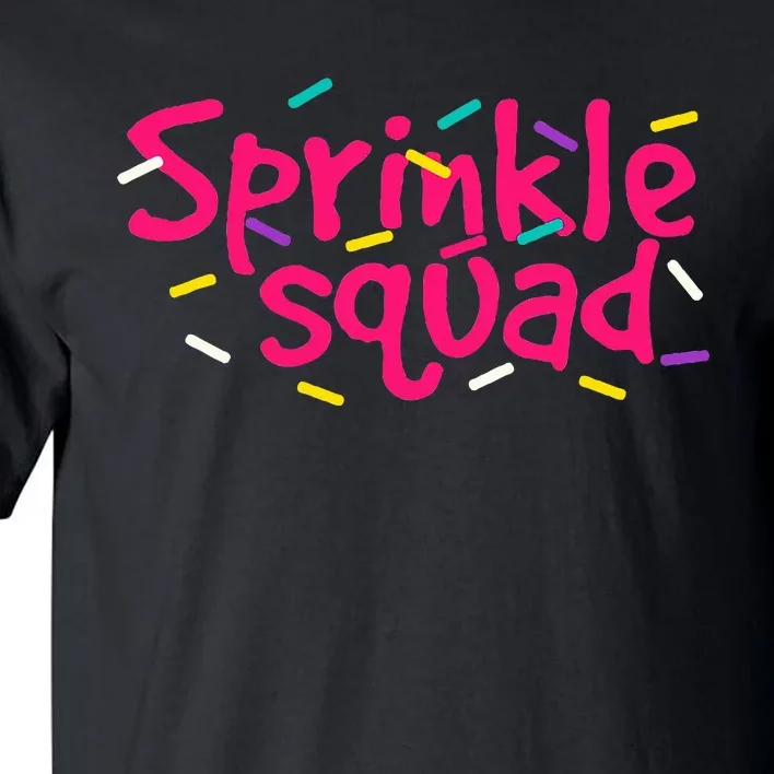 Pink Sprinkle Squad Cookie Donut Cupcakes Tall T-Shirt