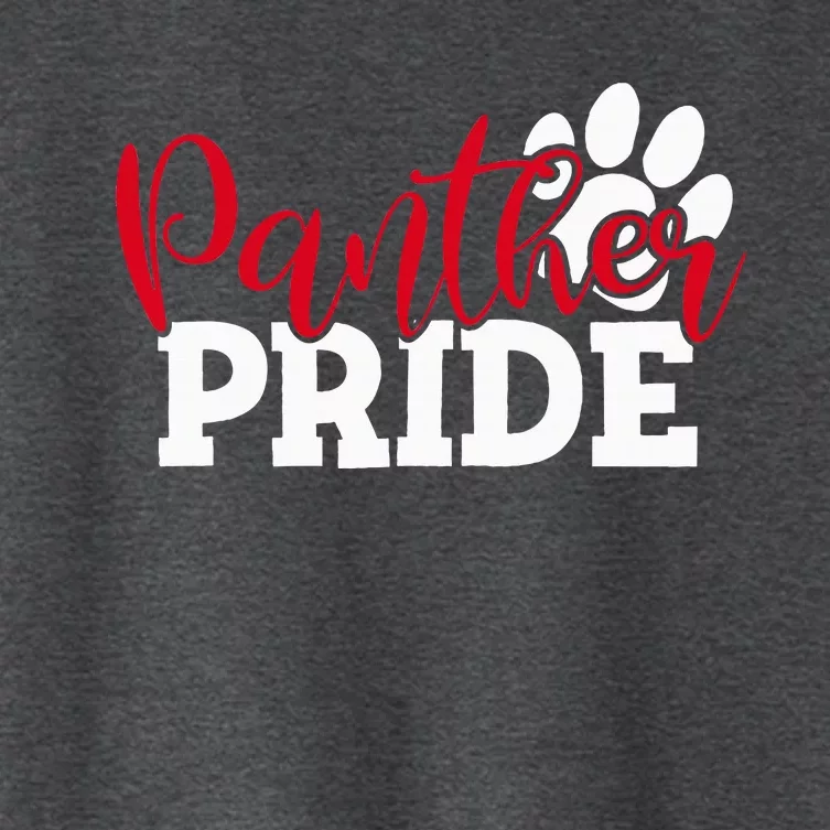 Panther School Sports Name Spirit Back To School Women's Crop Top Tee