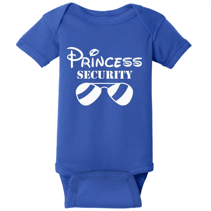 Princess Security Team Big Brothers Announcements Baby Bodysuit