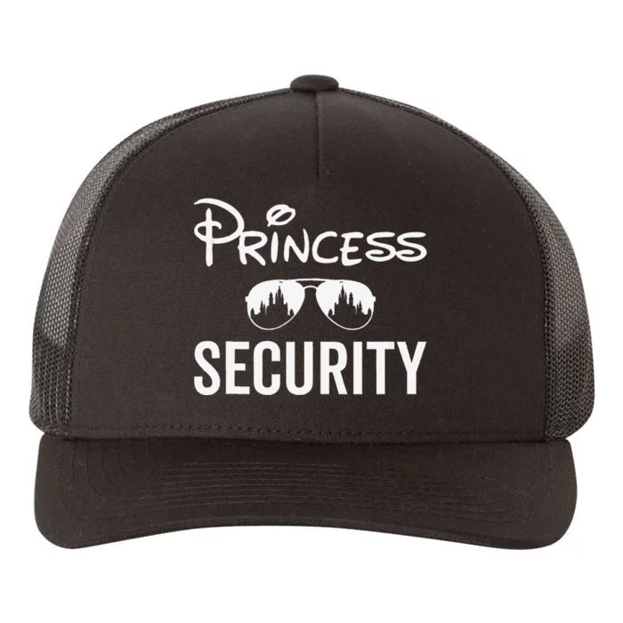 Princess Security Team Dad Mom Birthday Party Family Trip Yupoong Adult 5-Panel Trucker Hat