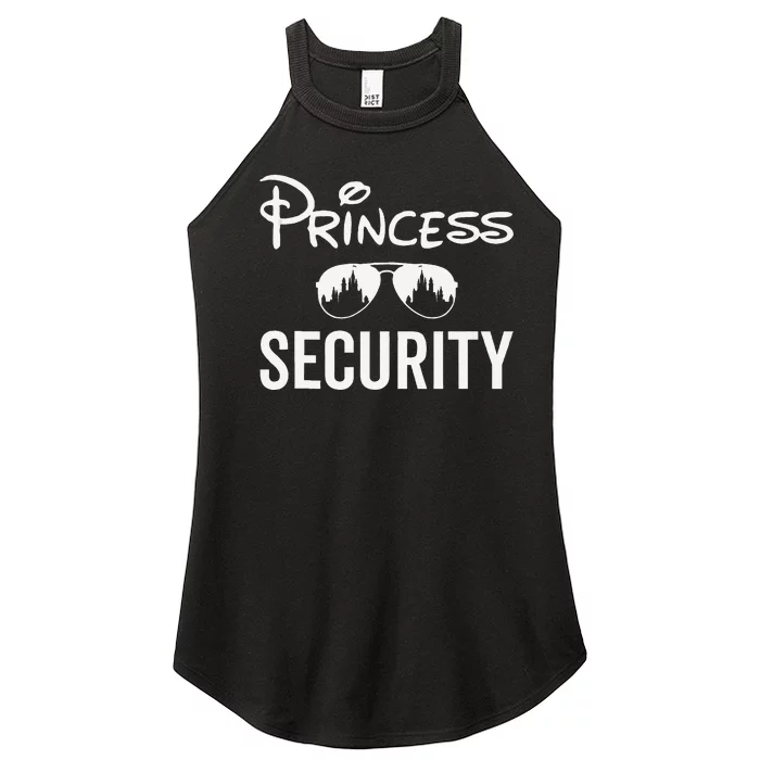 Princess Security Team Dad Mom Birthday Party Family Trip Women’s Perfect Tri Rocker Tank