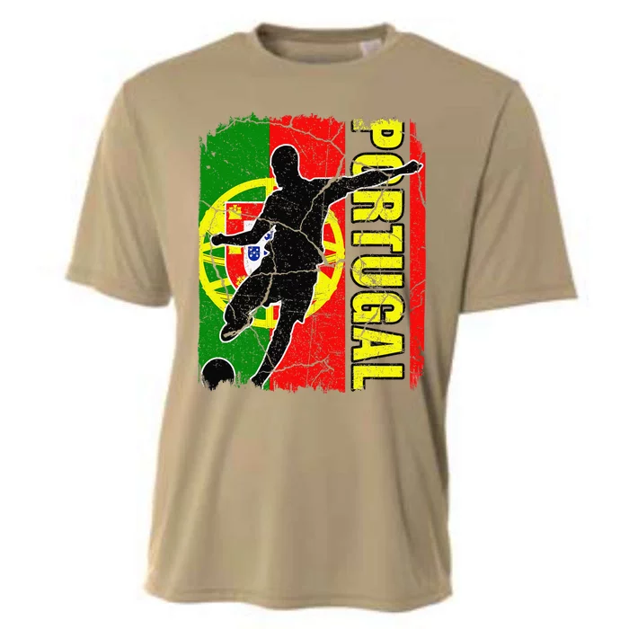 Portugal Soccer Team Portuguese Flag Jersey Football Fans Cooling Performance Crew T-Shirt