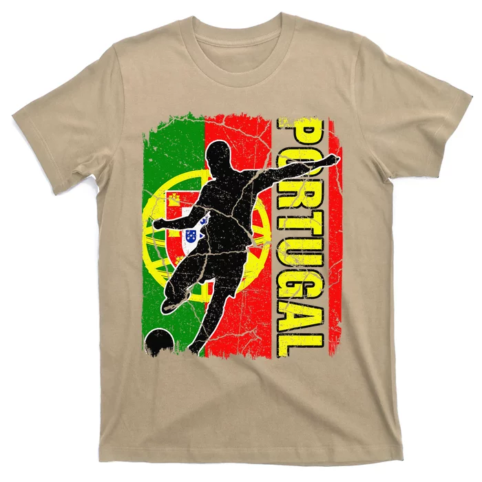 Portugal Soccer Team Portuguese Flag Jersey Football Fans T-Shirt