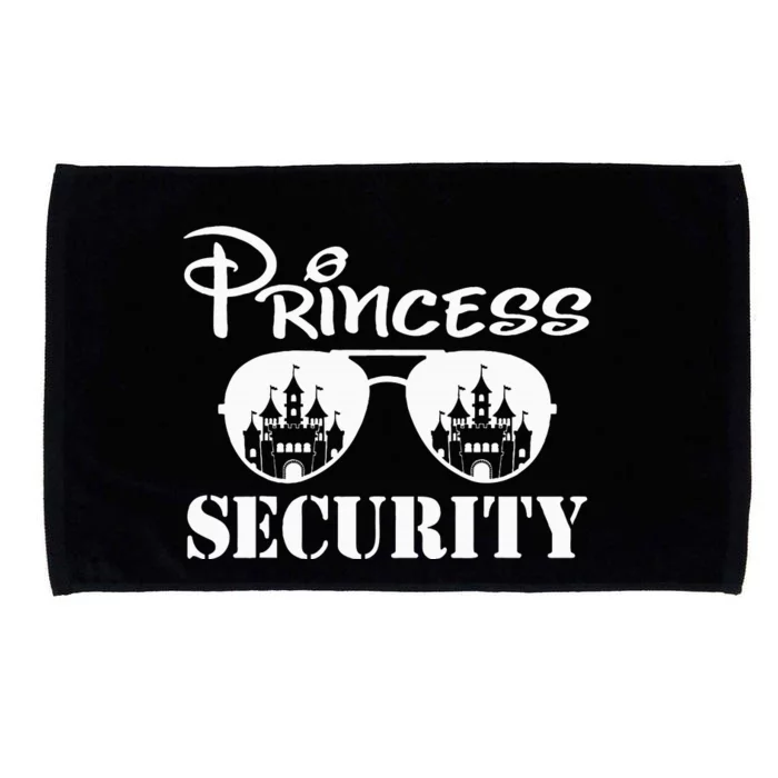 Princess Security Team Dad Mom Birthday Party Family Trip Microfiber Hand Towel