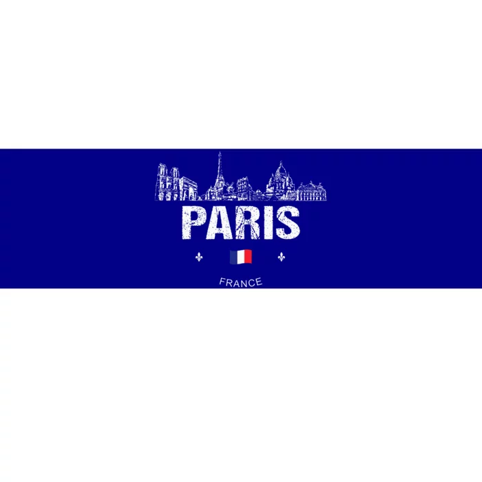 Paris Souvenir Travel Bumper Sticker