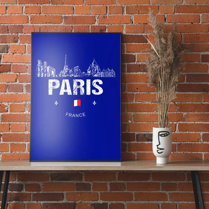 Paris Souvenir Travel Poster