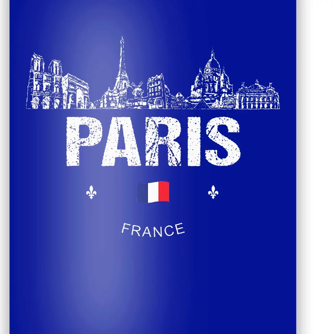 Paris Souvenir Travel Poster