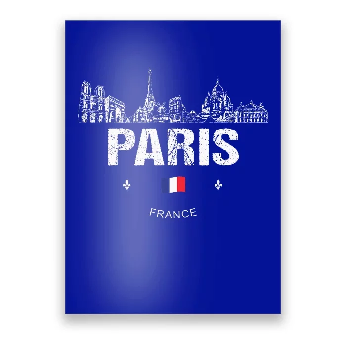 Paris Souvenir Travel Poster