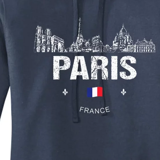 Paris Souvenir Travel Women's Pullover Hoodie