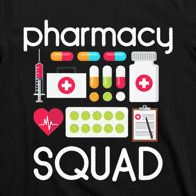 Pharmacy Squad Tech Pharmacist Crew Drug Dealer T-Shirt