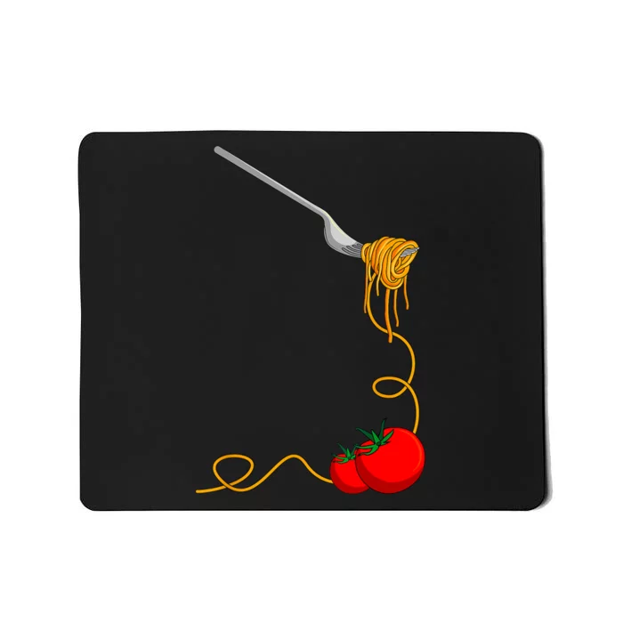 Pasta Spaghetti Tomato Noodles Italian Food Mousepad