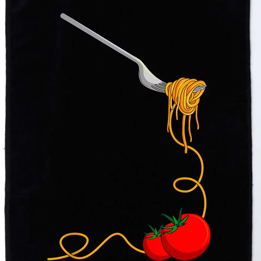 Pasta Spaghetti Tomato Noodles Italian Food Platinum Collection Golf Towel