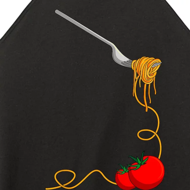 Pasta Spaghetti Tomato Noodles Italian Food Women’s Perfect Tri Rocker Tank