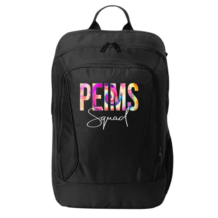 PEIMS Squad Tie Dye Back To School  appreciation City Backpack