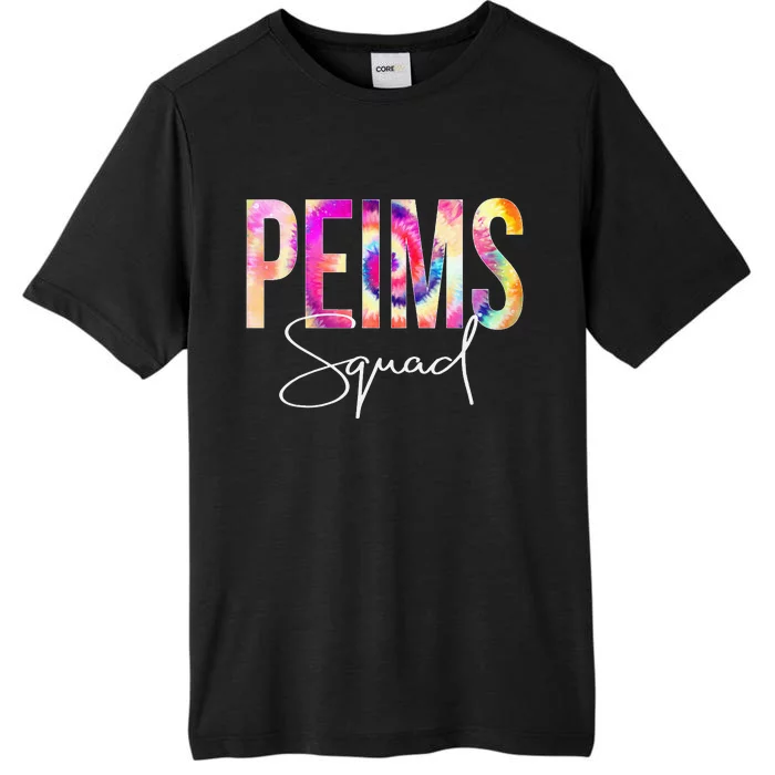 PEIMS Squad Tie Dye Back To School  appreciation ChromaSoft Performance T-Shirt