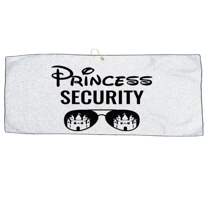 Princess Security Team Big Brother Announcement Birthday Large Microfiber Waffle Golf Towel