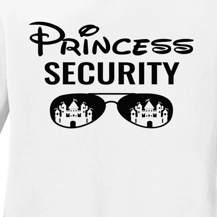 Princess Security Team Big Brother Announcement Birthday Ladies Long Sleeve Shirt