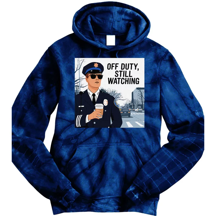 Police State Trooper Super Trooper Costume Sheriff Costume Tie Dye Hoodie