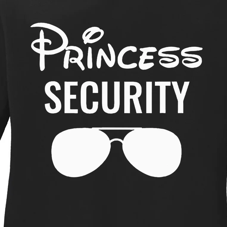 Princess Security Team Big Brother Birthday Ladies Long Sleeve Shirt