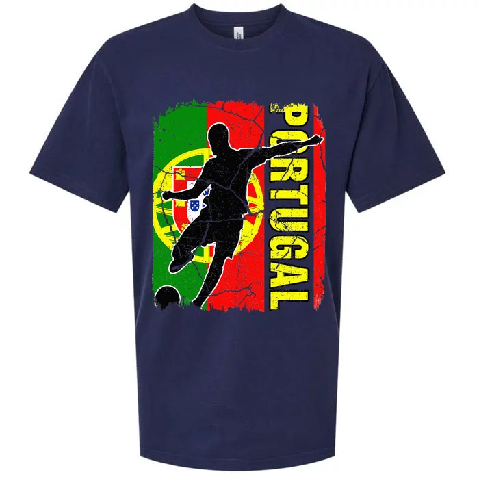 Portugal Soccer Team Portuguese Flag Jersey Sueded Cloud Jersey T-Shirt