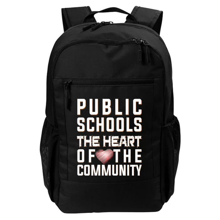 Public Schools The Heart Of The Community Daily Commute Backpack