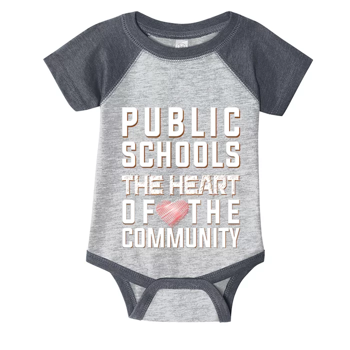 Public Schools The Heart Of The Community Infant Baby Jersey Bodysuit