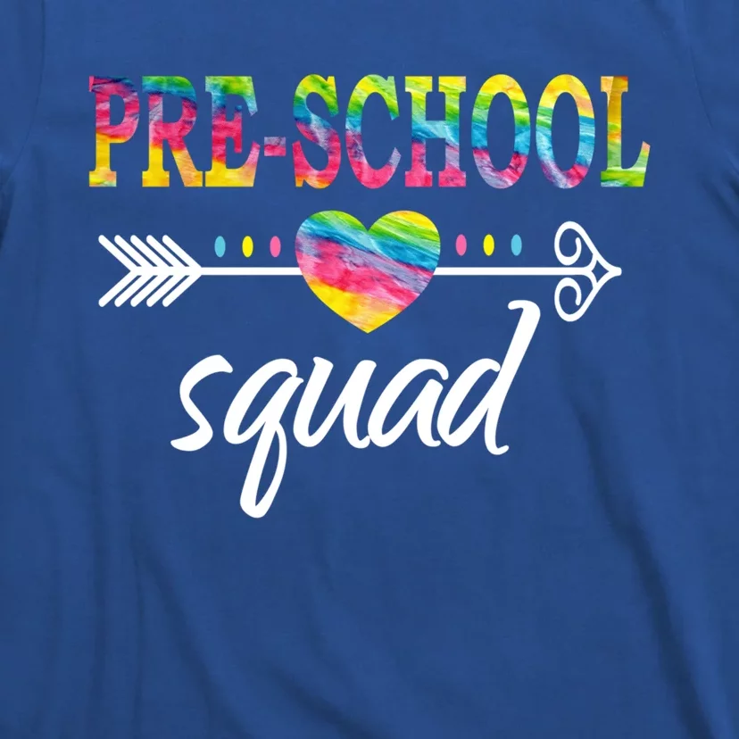 PreSchool Squad Teacher Student Team PreK Back To School Gift T-Shirt