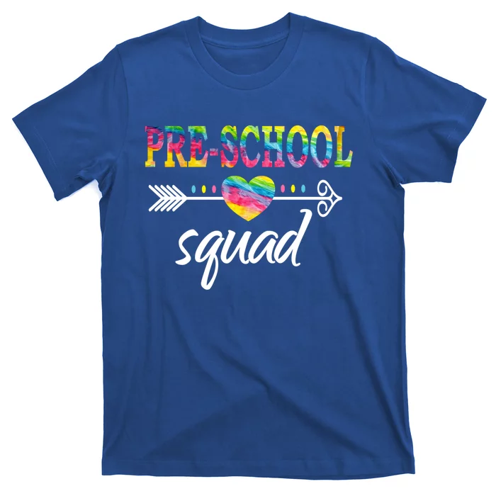 PreSchool Squad Teacher Student Team PreK Back To School Gift T-Shirt