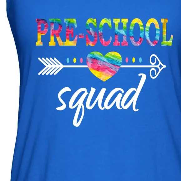 PreSchool Squad Teacher Student Team PreK Back To School Gift Ladies Essential Flowy Tank