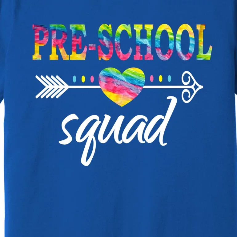 PreSchool Squad Teacher Student Team PreK Back To School Gift Premium T-Shirt