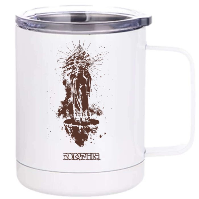 Polyphia Sunman Tan Front & Back 12oz Stainless Steel Tumbler Cup