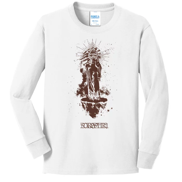 Polyphia Sunman Tan Kids Long Sleeve Shirt