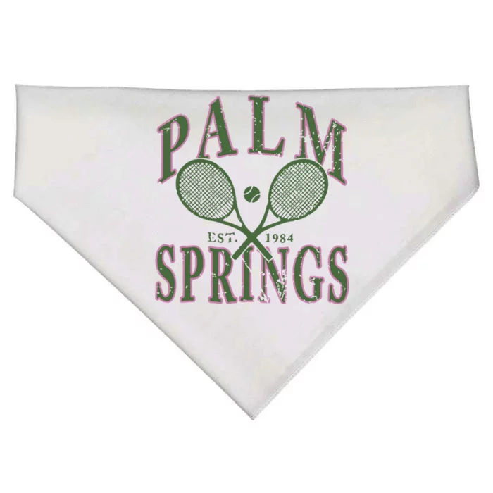 Palm Springs Tennis USA-Made Doggie Bandana