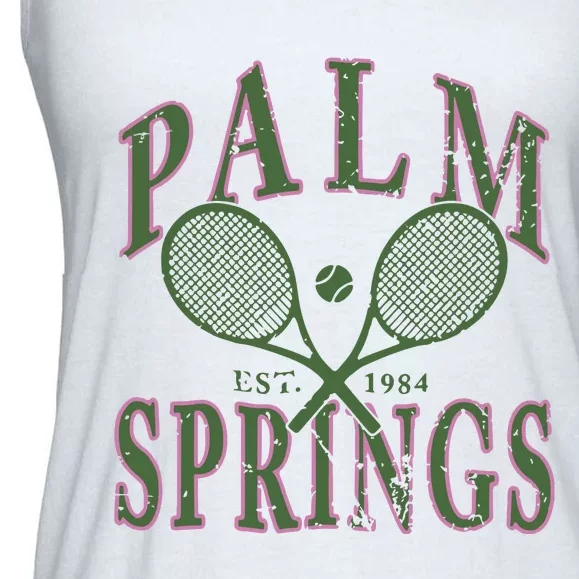 Palm Springs Tennis Ladies Essential Flowy Tank