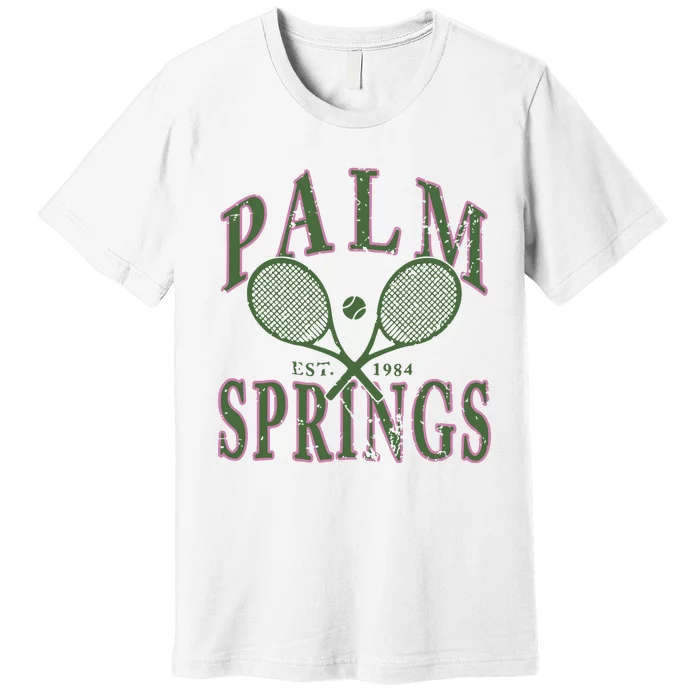 Palm Springs Tennis Premium T-Shirt