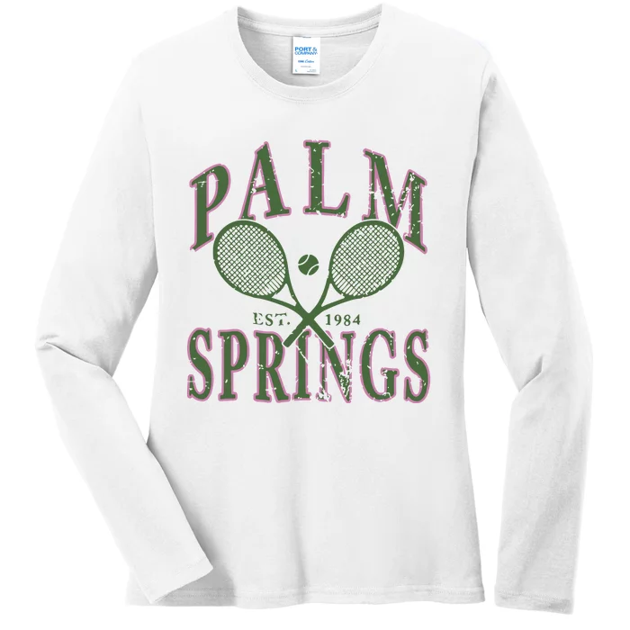 Palm Springs Tennis Ladies Long Sleeve Shirt