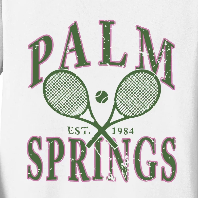 Palm Springs Tennis Kids Long Sleeve Shirt