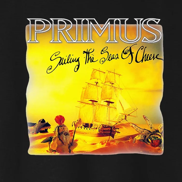 Primus Sailing The Seas Of Cheese Women's Crop Top Tee